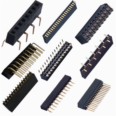 0.80 /1.00 /1.27 /2.00 /2.54mm Pitch Female Header Connector Smt /straight /right Angle Type Terminal Connector,H=5.0mm